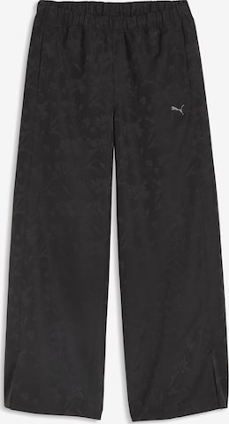 PUMA Wide leg Pants in Black: front