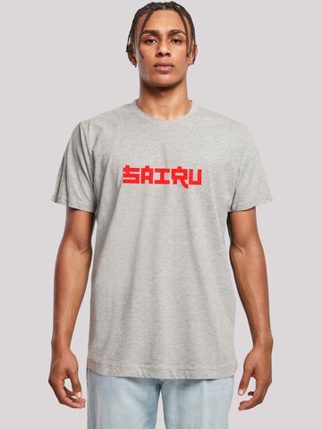 F4NT4STIC Shirt in Grijs: voorkant