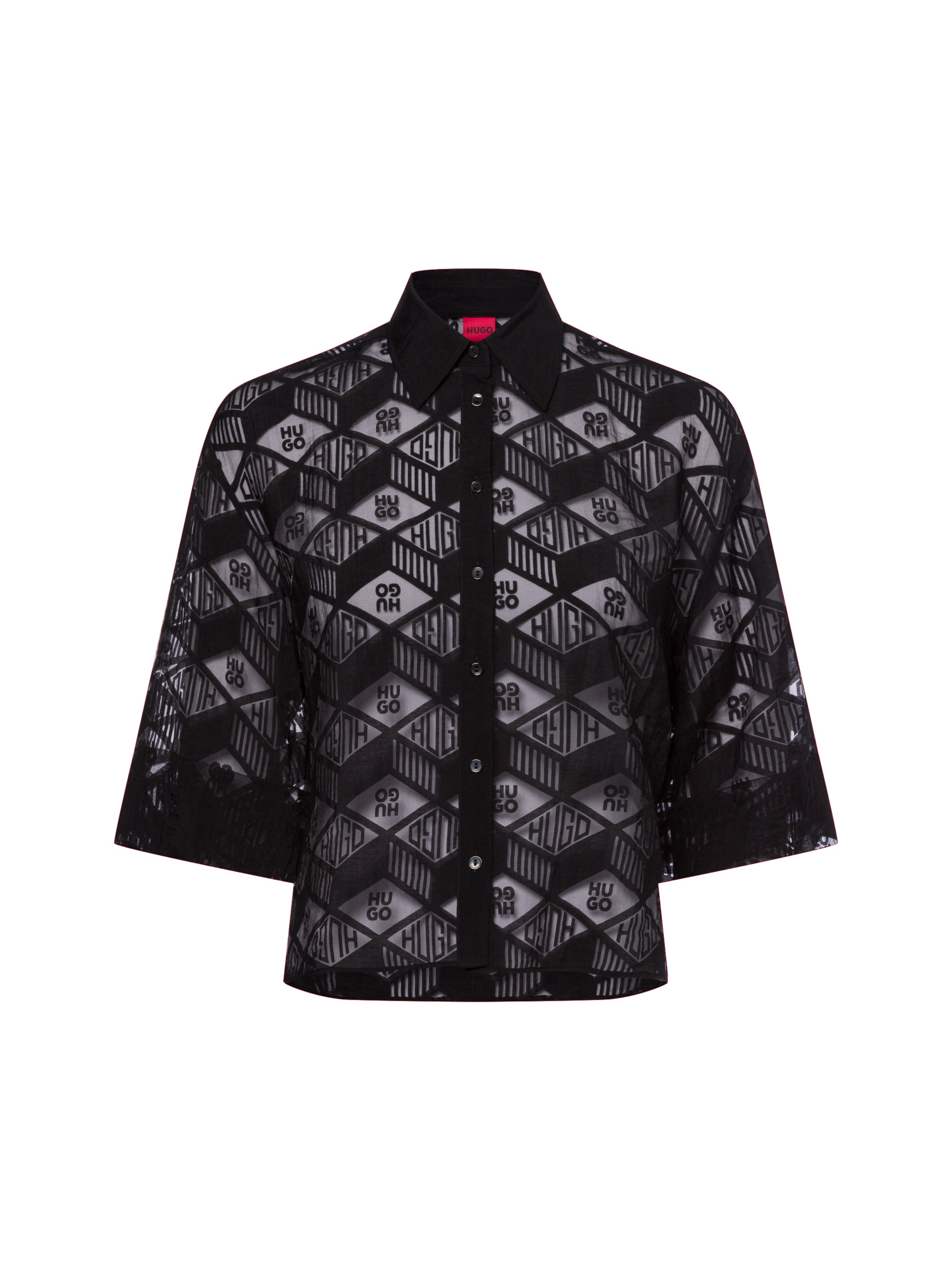 HUGO Bluse 'Ephraima' in Schwarz: Vorderseite