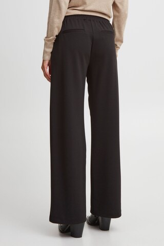 Wide Leg Pantalon chino 'BY Rizetta' b.young en noir