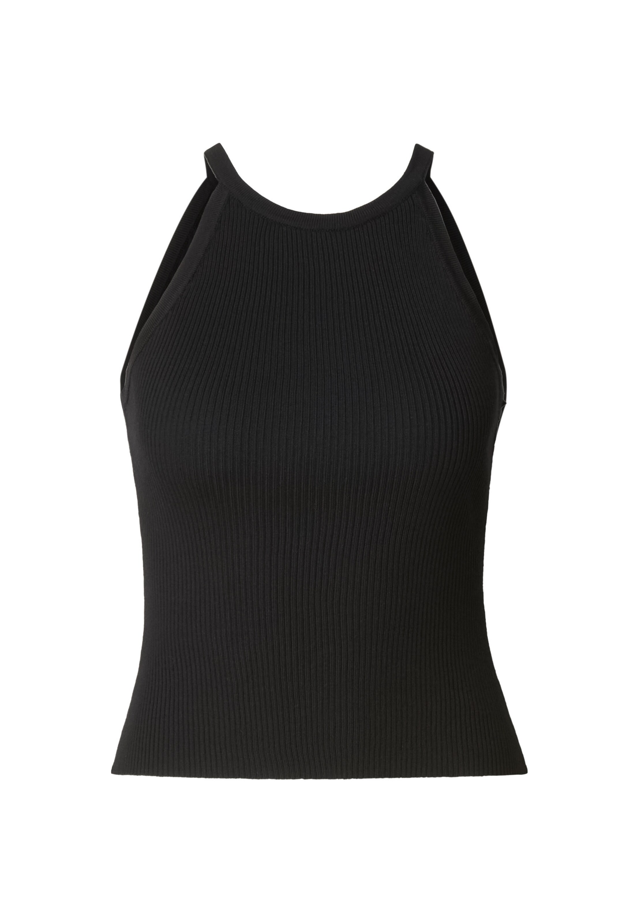 Estelou Top in Schwarz: Vorderseite