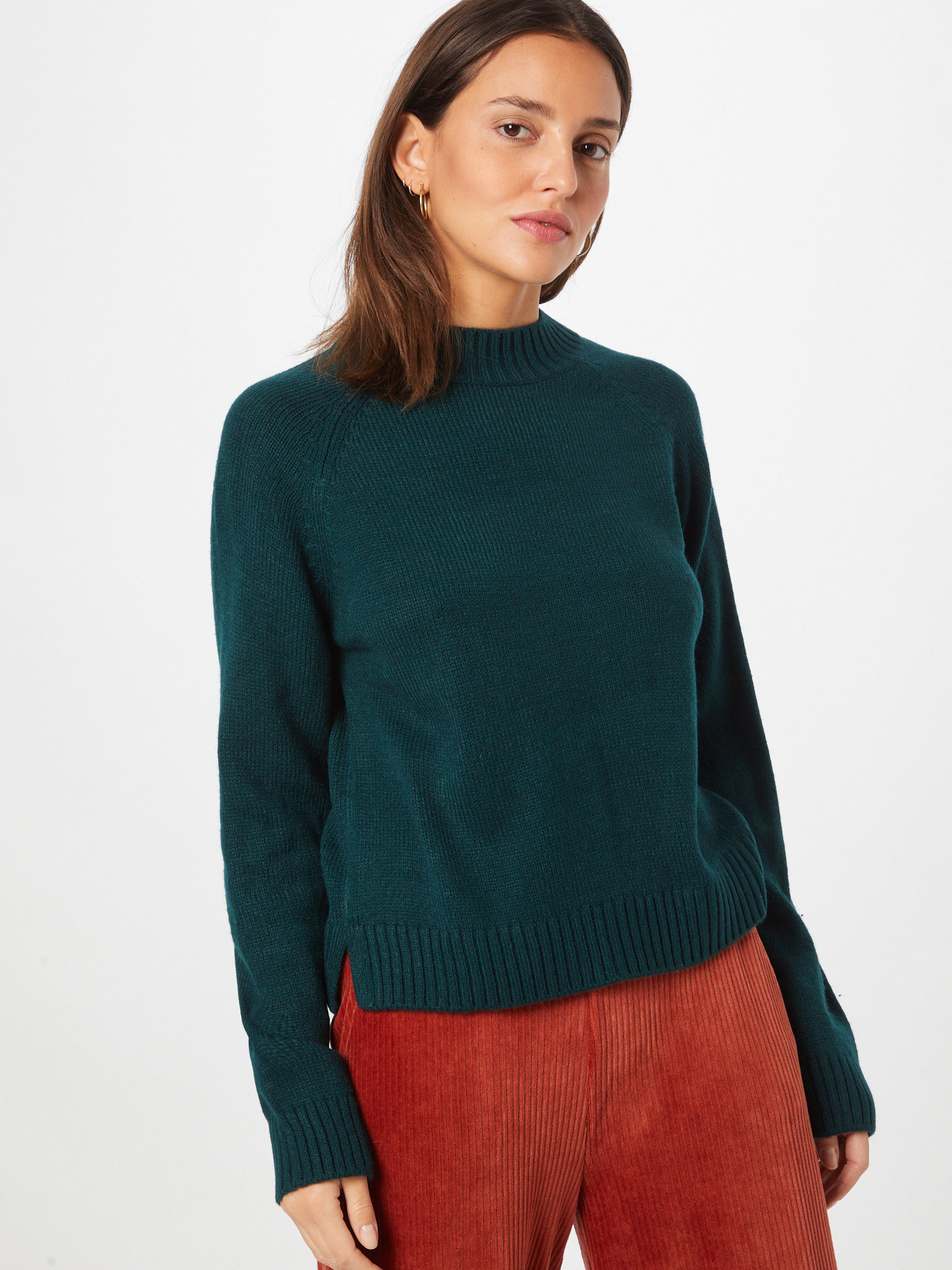 OVS Sweter w kolorze Ciemnozielonym 