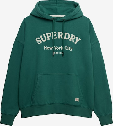 Sweat-shirt Superdry & Co en vert : devant