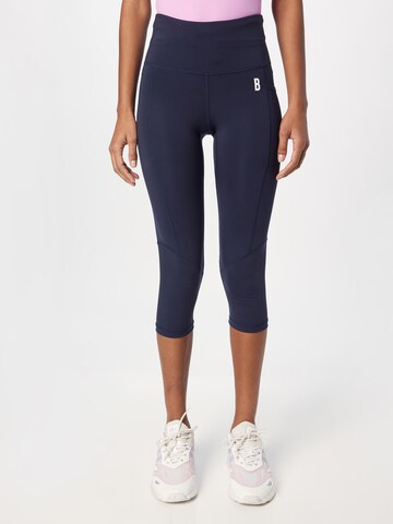 BJÖRN BORG Skinny Sportbroek 'ACE' in Blauw: voorkant