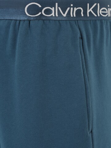 Calvin Klein Underwear Štandardný strih Pyžamové nohavice - Zelená