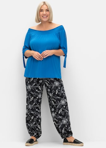 SHEEGO Loosefit Broek in Zwart