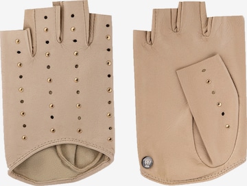 Roeckl Kurzfingerhandschuhe 'Cary' in Beige: predná strana