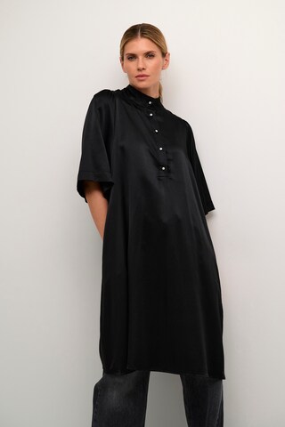 My Essential Wardrobe Shirt Dress 'Estelle' in Black: front