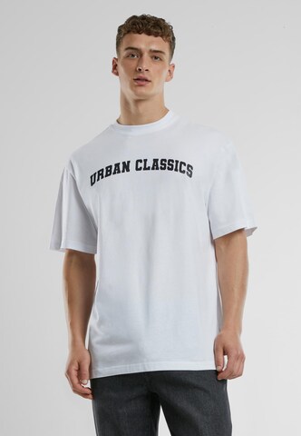 T-Shirt Urban Classics en blanc : devant