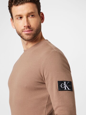 Calvin Klein Jeans Regular Shirt in Brown