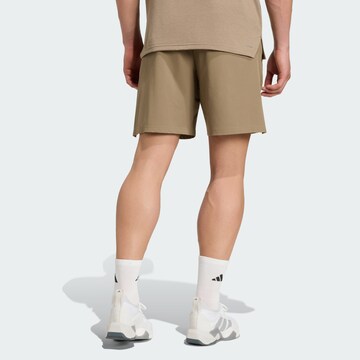 Regular Pantalon de sport 'Designed for Training Workout' ADIDAS PERFORMANCE en beige