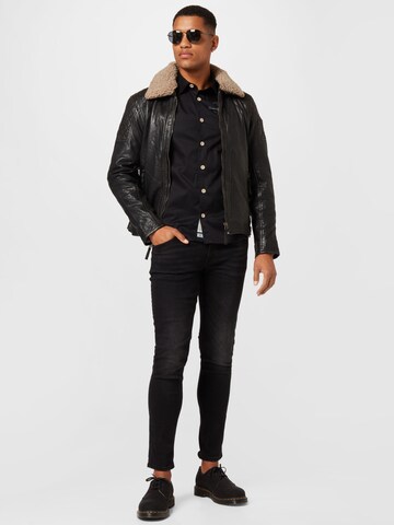 Coupe slim Jean 'LOOM' Only & Sons en noir