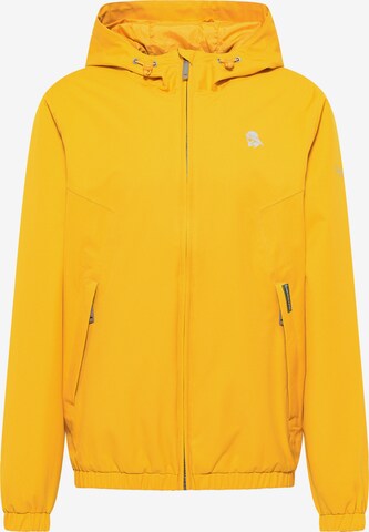 Schmuddelwedda Between-Season Jacket in Yellow: front