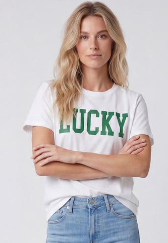 usha FESTIVAL - Camiseta 'Irish' en blanco