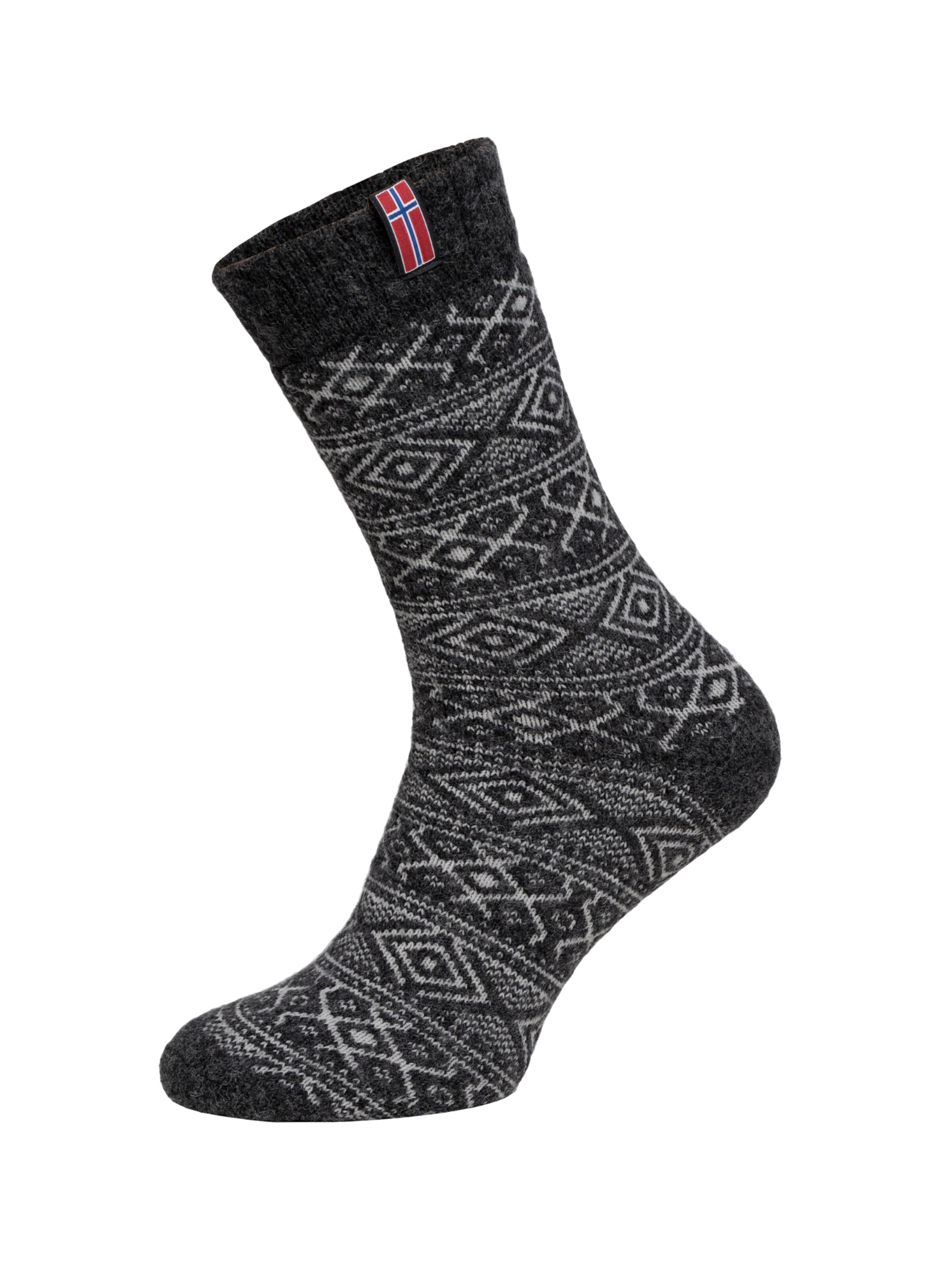 HomeOfSocks Socks 'HOS807' in Grey: front