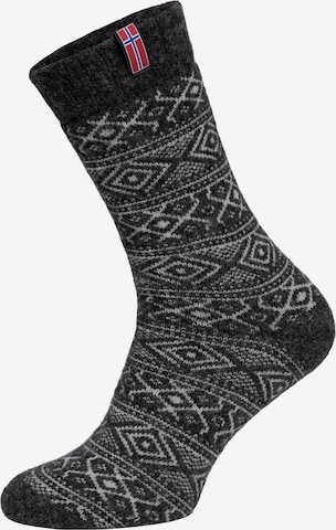 HomeOfSocks Socken 'HOS807' in Grau: Vorderseite