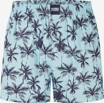 Boxers ' Sommer Style ' Happy Shorts en bleu : devant