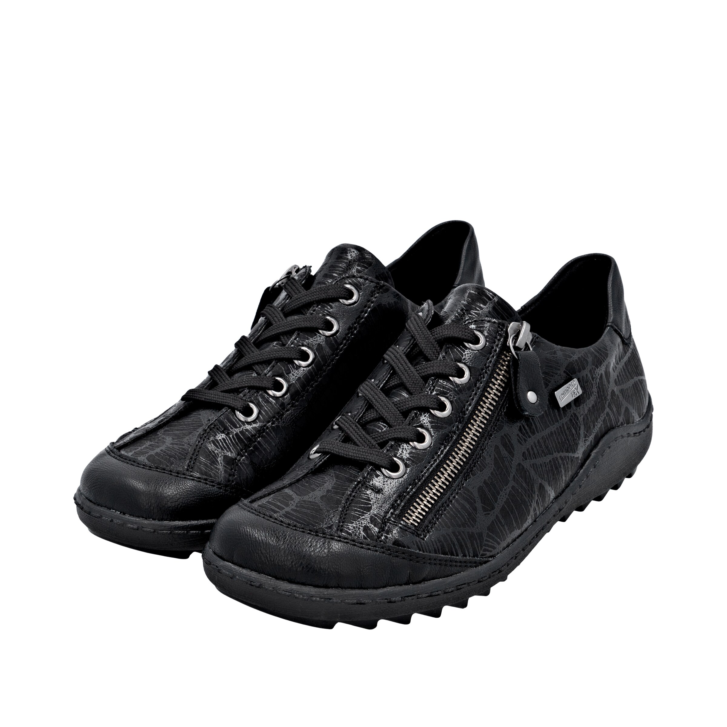 REMONTE Lace-Up Shoes in Black