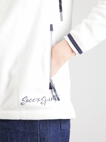 Soccx - Chaqueta polar en blanco