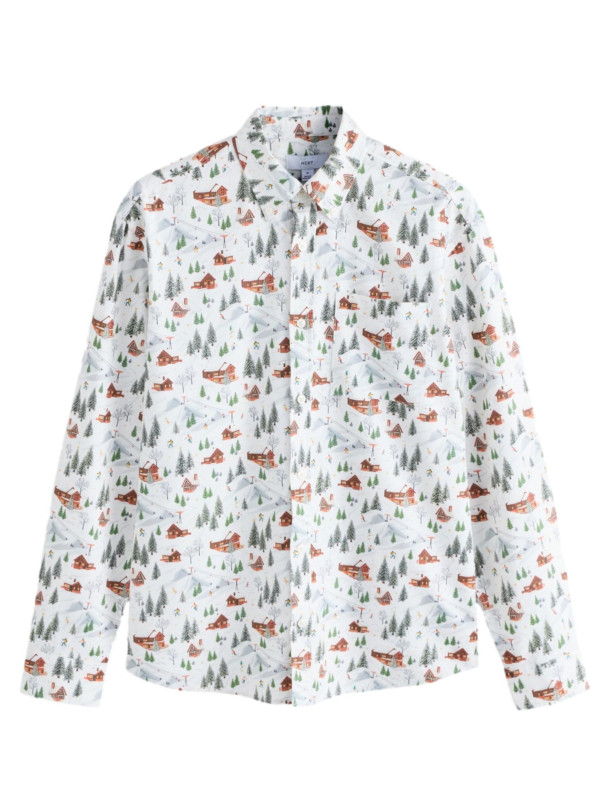 Next Regular fit Ing - fehér: elől