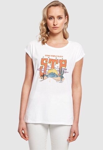 Merchcode Shirt 'Stone Temple Pilots - Desert Highway' in White: front