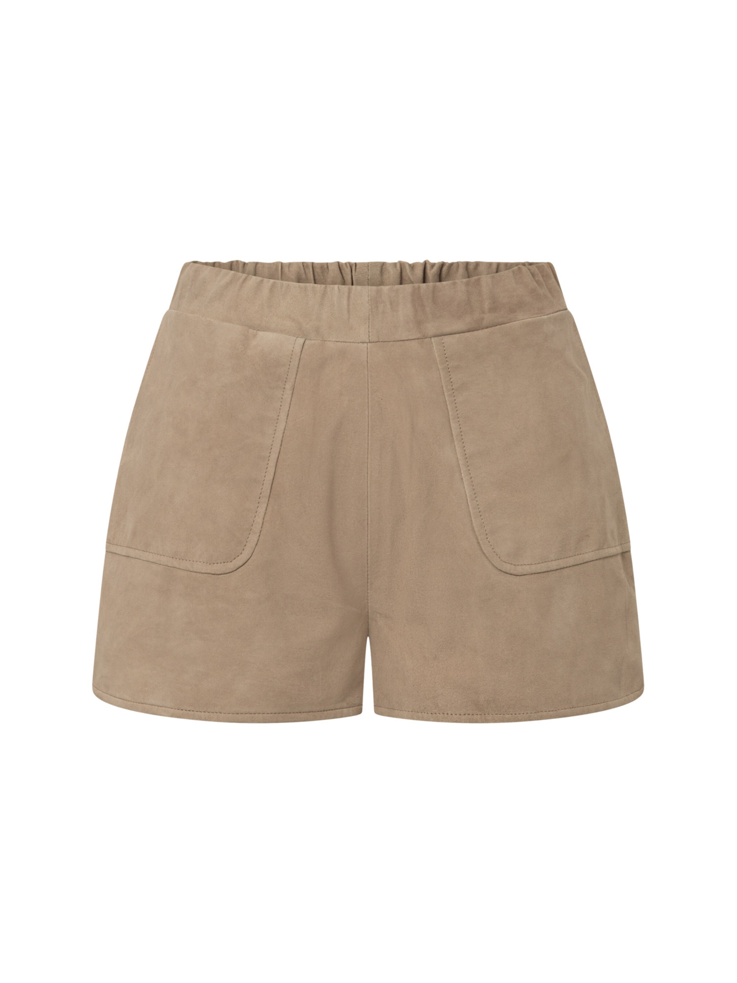 Bolongaro Trevor Loosefit Shorts 'Tracie' in Beige: Vorderseite