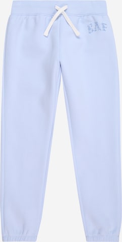 GAP Tapered Broek in Blauw: voorkant