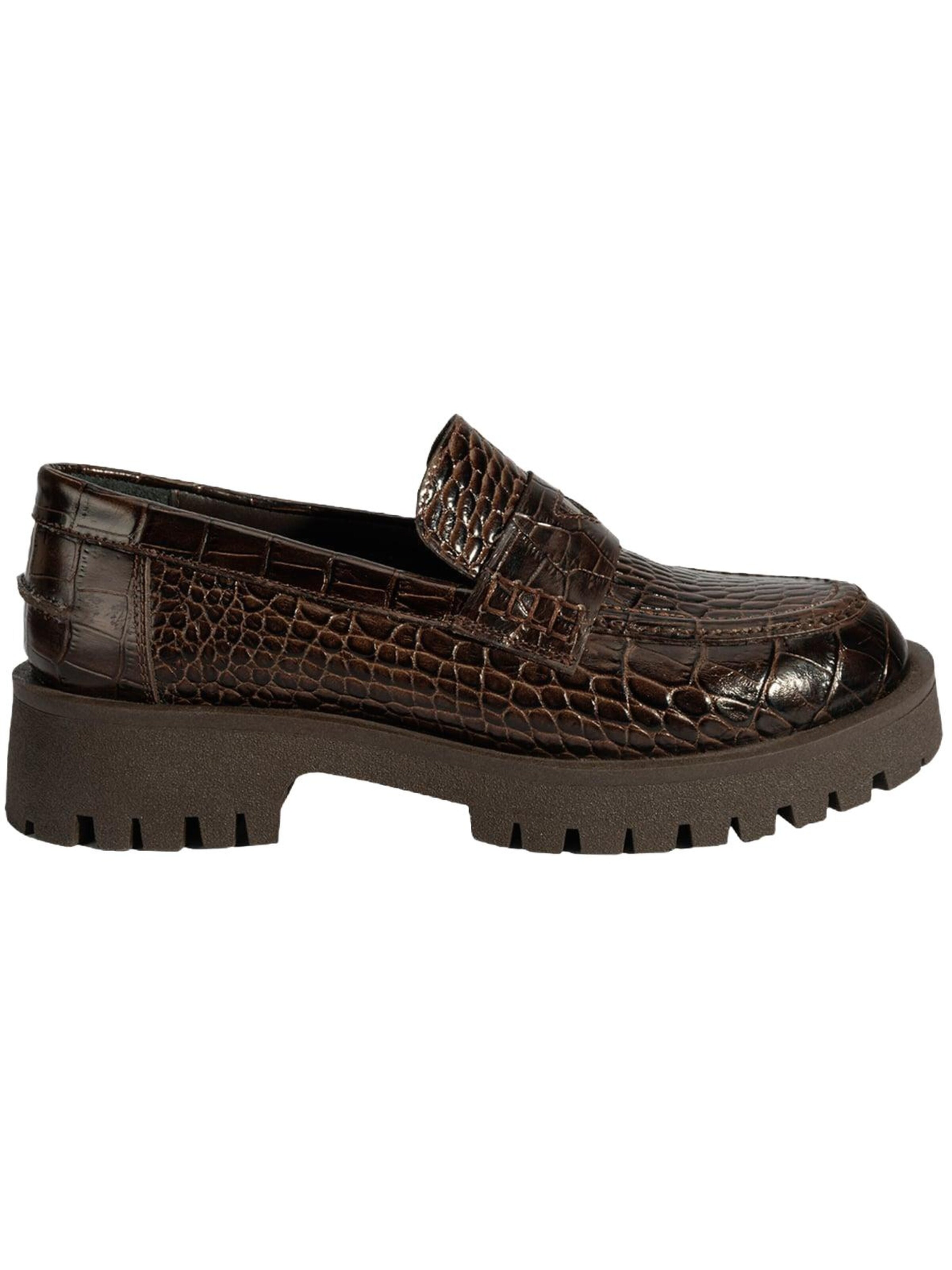 Desa Mocassins 'Slip-Ons' in Bruin