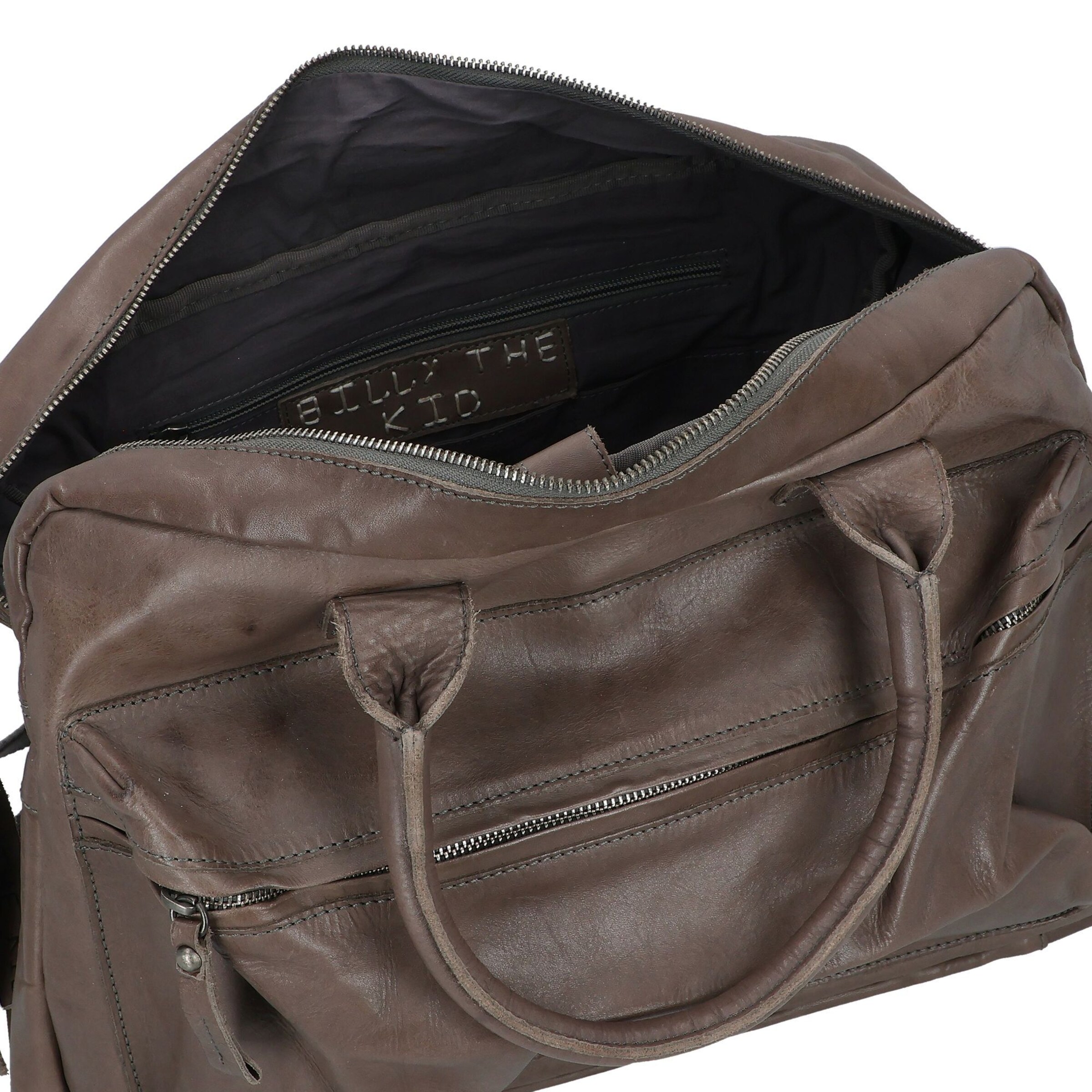 Billy the kid Document bag 'Nasty Cowboys Franklin' in Grey