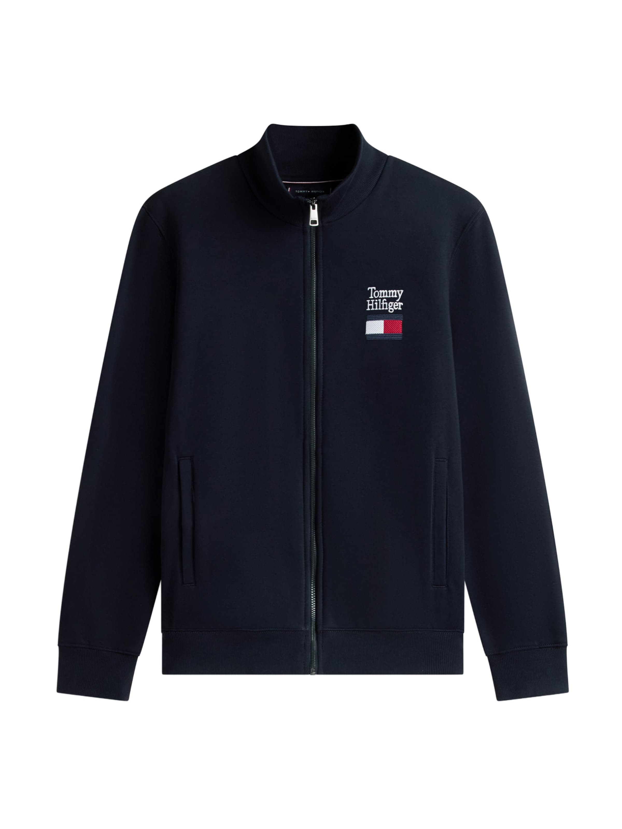 TOMMY HILFIGER Veste de survêtement en bleu marine, Vue avec produit