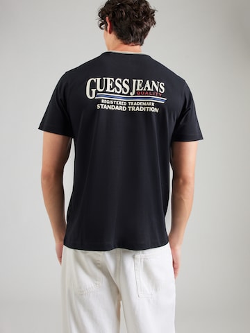 juoda GUESS JEANS Marškinėliai: priekis