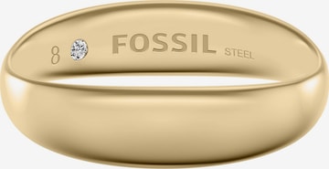 FOSSIL Ring in Gold: front