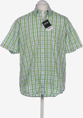 BRAX Button Up Shirt in L in Green: front