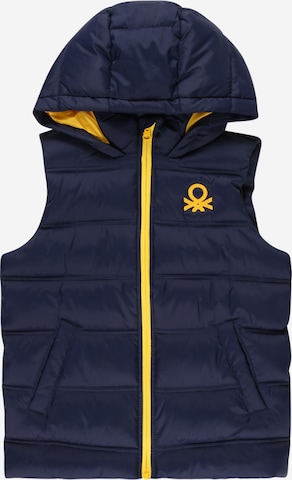 Gilet di UNITED COLORS OF BENETTON in blu: frontale