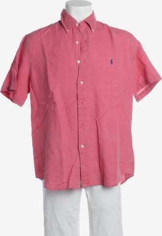 Lauren Ralph Lauren Button Up Shirt in L in Red: front