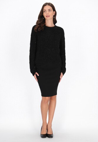Usha Pullover in Schwarz