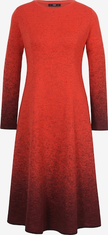 IVKO Knitted dress 'Murmuration' in Orange: front
