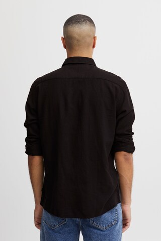 !Solid Regular fit Button Up Shirt 'Enea' in Black