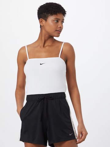 Top de la Nike Sportswear pe alb: față