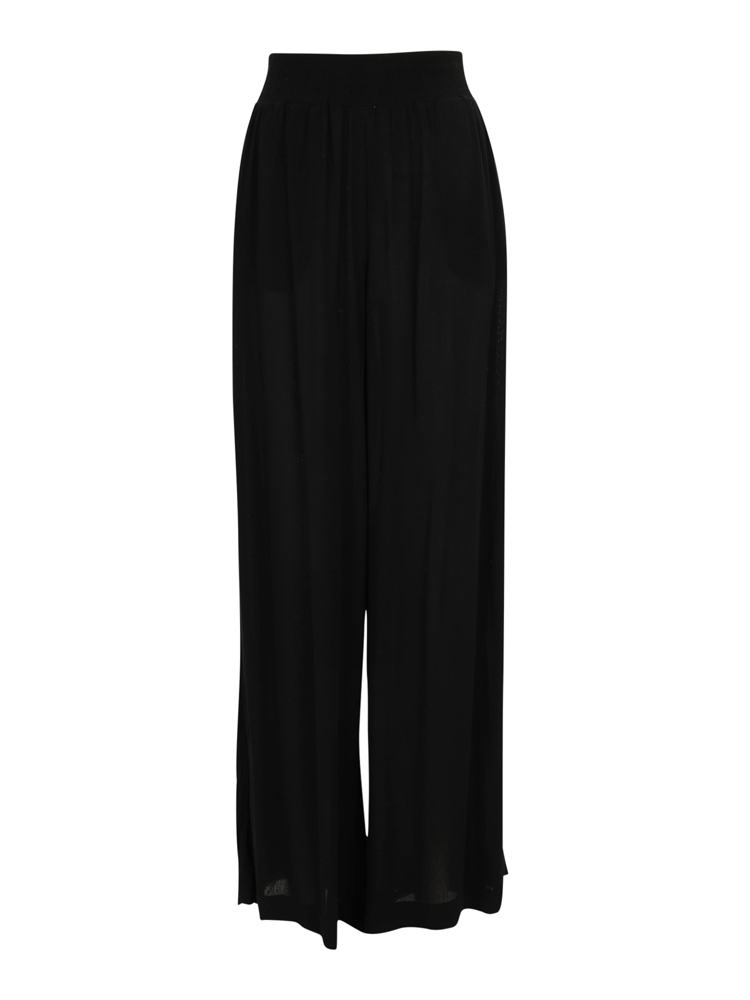 Vero Moda Tall - Pierna ancha Pantalón 'MENNY' en negro: frente
