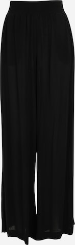 Vero Moda Tall Wide leg Broek 'MENNY' in Zwart: voorkant