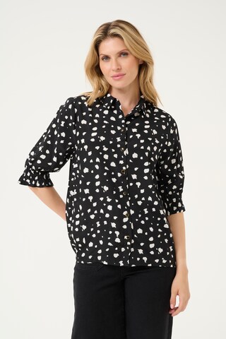 Kaffe Blouse 'Velana' in Black: front