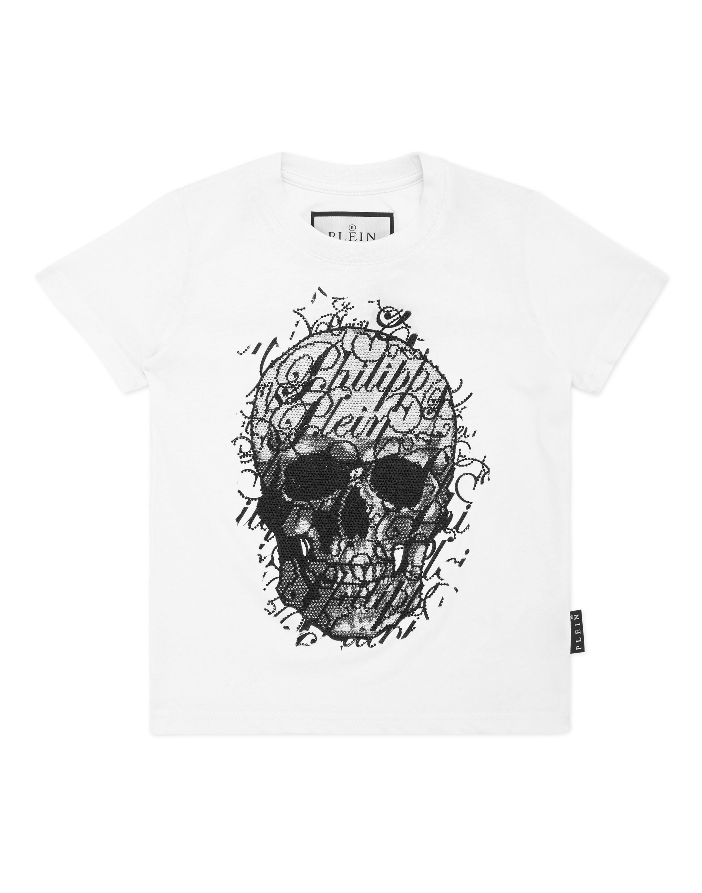 Philipp Plein T-Shirt 'Skull' in Weiß: Vorderseite