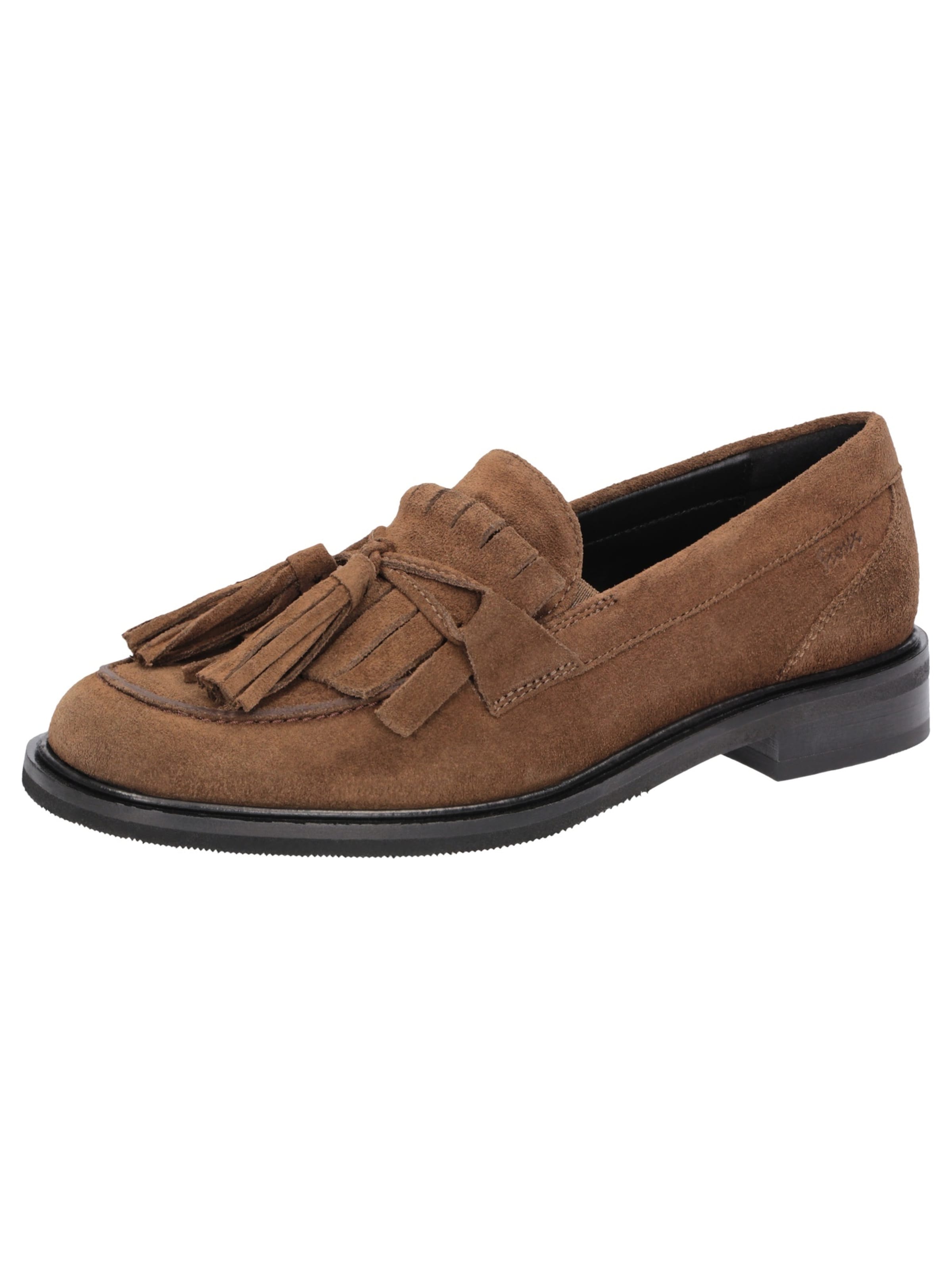 SIOUX Instappers ' Nishima-703 ' in Bruin: voorkant