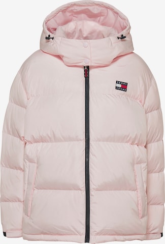 Tommy Jeans Curve Winter Jacket in Pink: front