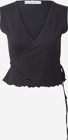 juoda ABOUT YOU Palaidinė be rankovių 'Felicia': priekis