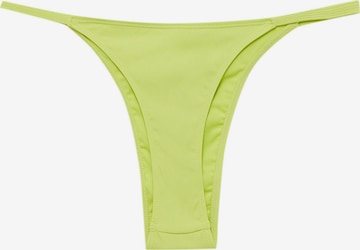 Pull&Bear Dół bikini w kolorze zielony: przód