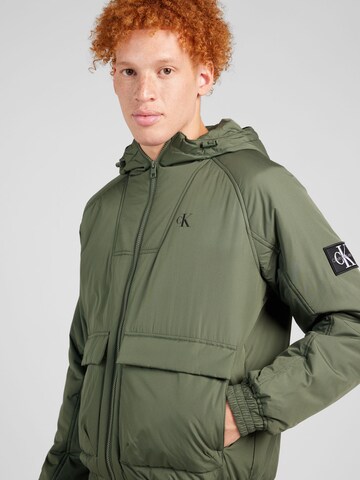 Calvin Klein Jeans Tussenjas 'Harrington' in Groen