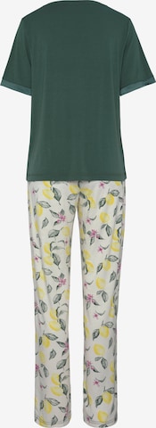 LASCANA Pyjamas 'LAS Summer Fruits PJ' i grøn: tilbage