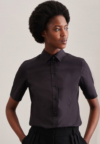 SEIDENSTICKER Blouse ' Schwarze Rose ' in Black: front